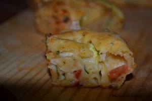 Cake fondant courgette tomates et chèvre par Marine en cuisine
