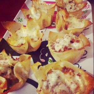 Lasagnes cups par Aline Cuisine