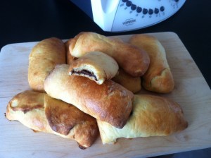 Petits pains au lait au chocolat par Solène